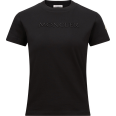 Moncler Dam T-shirts Moncler Bomull T-shirt och Polo - Svart