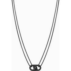 Crystal - Men Necklaces Emporio Armani Black Crystal ID Necklace
