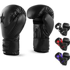 Pink Gloves Lions Boxing Gloves MMA Punch Bag Training Mitts 10oz