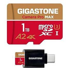 Gigastone 1TB Micro SD Card with USB 3.2 Type C