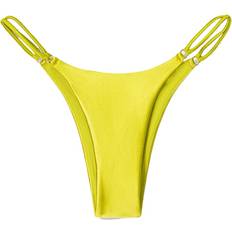 Guld Bikinier Bershka Bikinitrusse Del Af Sæt - Guldfarvede