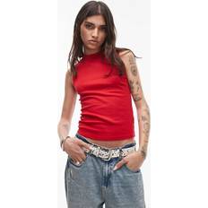 Topshop Slim Tank - Cherry Red