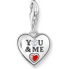 Thomas Sabo You And Me Heart Charm - Silver