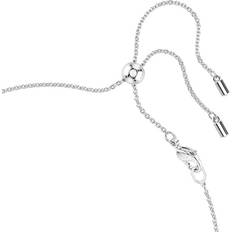White Necklaces Swarovski Ariana Grande Double Row Cubic Zirconia Crystal Pearls Choker Necklace - White