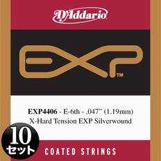 D'Addario Classic Guitar Rose Strings EXP Coating EXP4406 Set of 10 D'Addario E-6th
