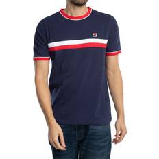 Men - Stripes T-shirts Fila Razee T-Shirt - Navy/Red/White