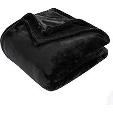 GonZalo GraCia Cosy Winter Warm Faux Fur Mink Sofa Bed Throw 200x240 cm King Blankets Black