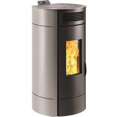 Poêles à Granulés Invicta Poêle À Granulés De Bois 9.5kW Gris P941978