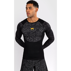 Venum Kampsportsdräkter Venum Kampsportstøj x Ilia Topuria Unmatched Langærmet Rashguard Sort Guld
