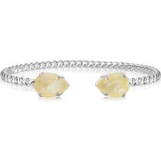 Caroline Svedbom Mini Drop Bracelet Rhodium Soft Yellow