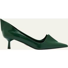 Prada Heels & Pumps Prada Brushed Leather Pumps