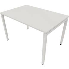 Möbler Nowy Styl Büroschreibtisch Manuell 120 x 80 cm Weiß Schreibtisch