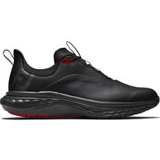 Red Golf Shoes FootJoy Quantum Mens Golf Shoes - Black/Grey/Red