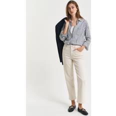 Gant Dam Jeans Gant Dam Jeans I Écru Med Raka Ben - Beige