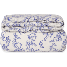 Garbo&Friends Jardim Muslin Double 220x220 cm Duvet Cover Beige, Blue (220x220cm)