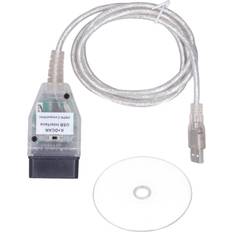 Tomtop Jms K+DCAN OBD2 USB Cable Interface with Switch Replacement Interface