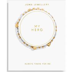 Joma Gold White Cubes My Hero Bracelet - Gold
