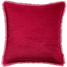Vivaraise Plain Cushion Fara 45x45 cm Rouge Complete Decoration Pillows Red