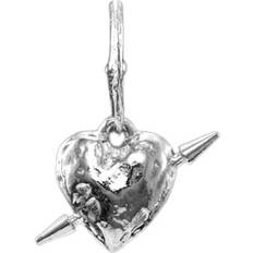 Maria Nilsdotter Smycken Maria Nilsdotter Tuvstarr's Heart Earring - Silver