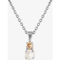 Caroline Svedbom Halsband Caroline Svedbom Leah Necklace Electric White Combo - Silver