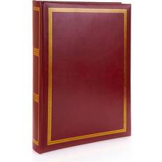 Red Photo Albums Kenro Sonata Rød Album Med Selvklæbende Sider