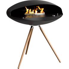 Decoflame Kaminer Decoflame Espoo Floor Lys Eg Sort Bundplade