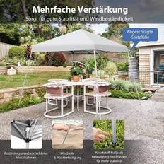Foldepavillon 3 m x 3 m Hvid Med Bæretaske