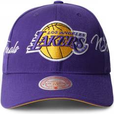Mitchell & Ness Men Los Angeles Lakers Finals Snapback Purple Hats 1SIZE