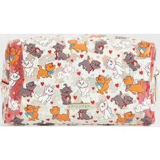 Red Toiletry Bags & Cosmetic Bags Skinnydip Disney Aristocats Ditsy Heart Makeup Bag - Red