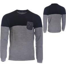 Alcott Mens Crew Neck Jumpers Long Sleeve Winter Warm Sweater Pullover - Work