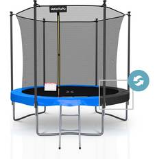 Trampolines Trampoline Extérieur Classique 8Ft Ø244cm Avec Coussin De Protection Réversible Bleu/Noir
