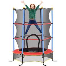 Tappeti elastici Homcom Trampolino per Bambini 3-10 Anni Blu