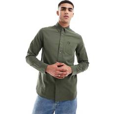 Fred Perry Herr Skjortor Fred Perry Oxford Shirt - Khakigrön