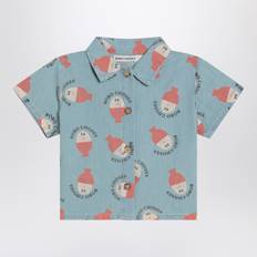 Blåa Skjortor Bobo Choses Morning Egg All Over Denimskjorta - Light Blue