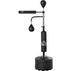 Punching Bags Homcom 3 in 1 Black Freestanding Adjustable Boxing Punching Bag Stand 230 x 50 x 88 cm