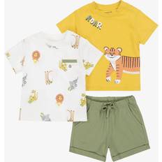 Green Other Sets Mayoral Boys Green Cotton Jungle Shorts Set - Green