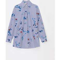 Lafayette 148 New York The Portrait Shirt - Sky Multi