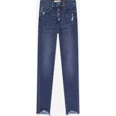 Girls Chloe Distressed Skinny Jeans - Blue