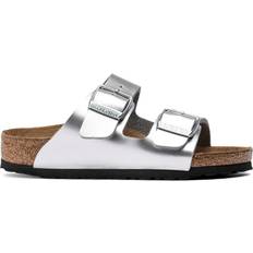 Birkenstock Arizona Birko Flor Sandaler - Silver