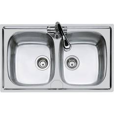 Foster Waschbecken 2 Wannen S1000 STD Inox 86 cm