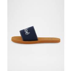Fabric Sandals Children's Shoes Chloe Logo Sandals Juniors - Blue