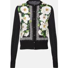 Silk - Women Cardigans Dolce & Gabbana Floral Silk Cardigan Multicoloured