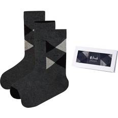 Pringle Argyle Gift Box Cotton Socks - Grå