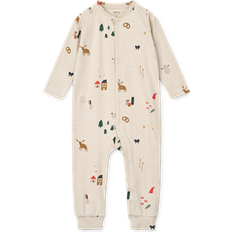 Liewood Pyjamasser Børnetøj Liewood Birk Pyjamas Holiday - Sandy