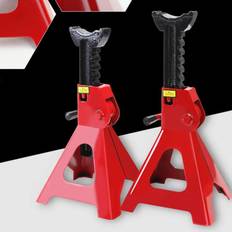 Tomtop Jms 2 Pack Steel Jack Stands with Locking and Foot Pad