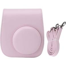 Andoer Instant Camera Bag PU Leather Adjustable Strap