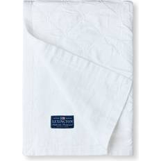 Hvid Sengetæpper Lexington Singature Star Organic Cotton Quilted Bedspread White Sengetæppe Hvid