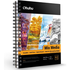 Ohuhu Sketch Book Hardcover Spiral Bound 62 Sheets