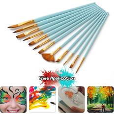 Blue Brushes Tomtop Jms 12 Pcs Fine Detail Paint Brush Set