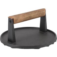 Burger Presses Tomtop Jms Cast Iron Grill Round Heavy Duty 3 Lbs Prevent Scalding Burger Press